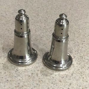 Pewter Salt and Pepper Shakers